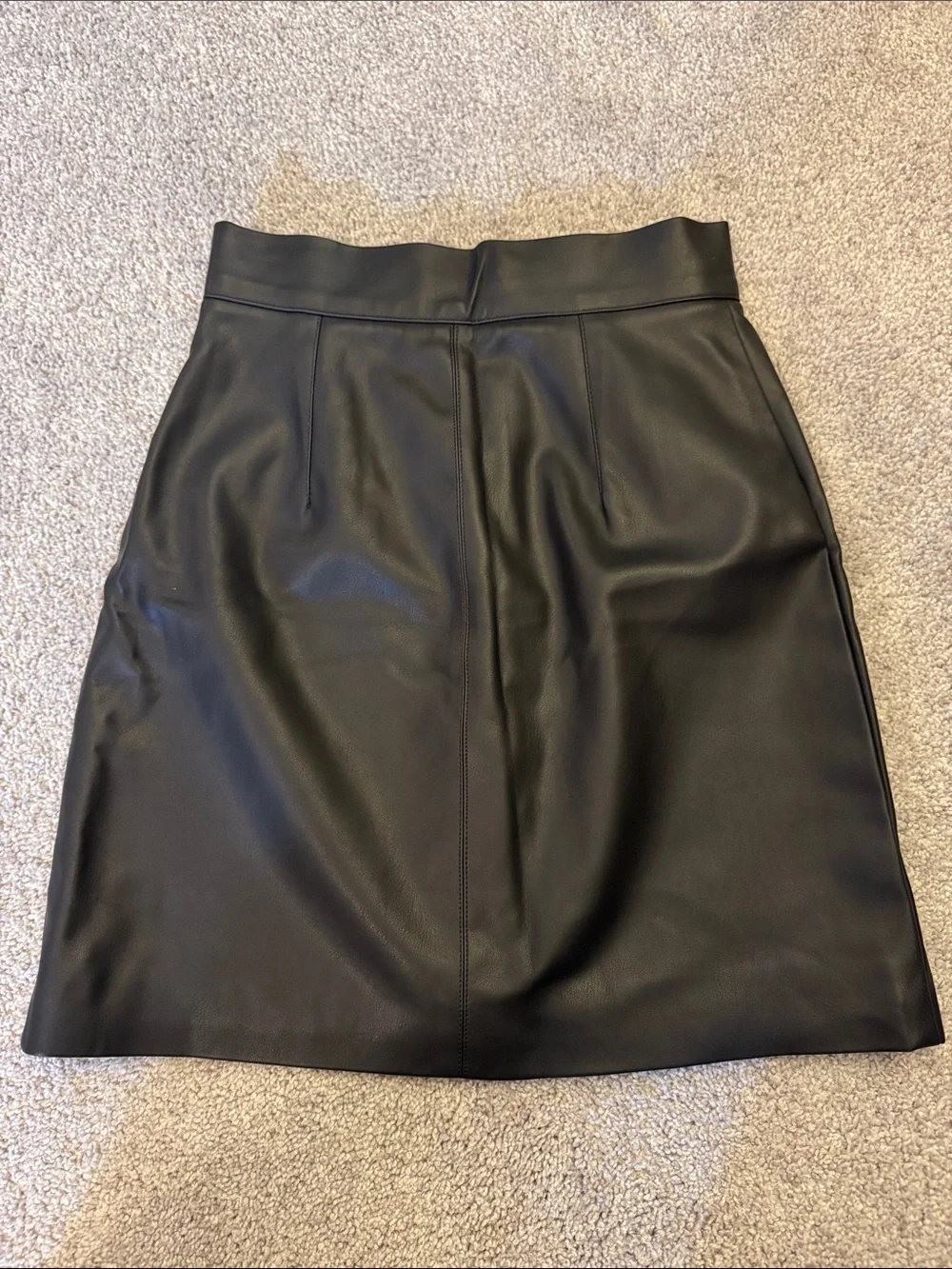 H&M black faux